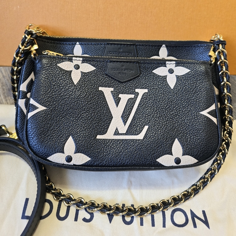 Louis Vuitton Multi Pochette Accessoires Bicolor Monogram Empreinte - Picture 3 of 17